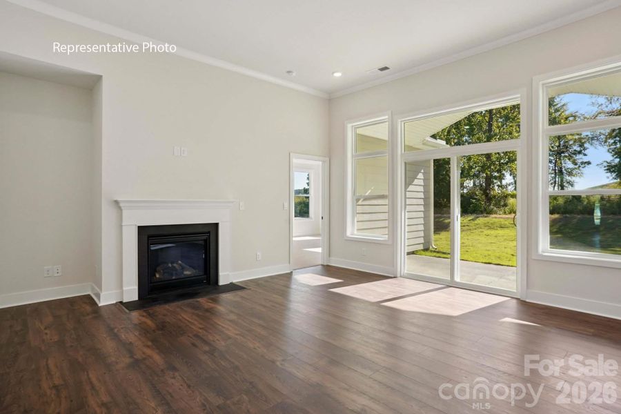 Spacious, unfurnished interior of a new home in Sanctuary at Southgate, Indian Trail (Image 31).