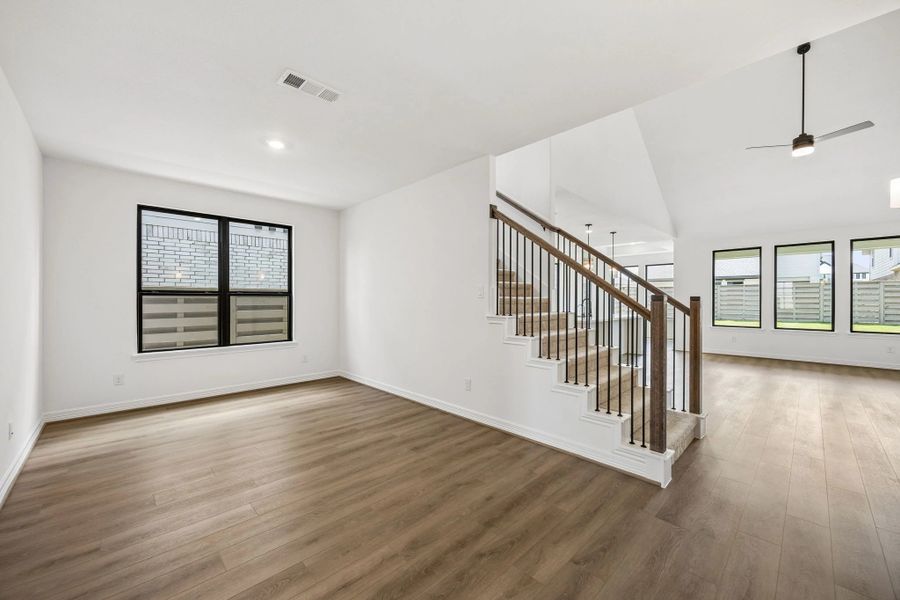 Spacious, unfurnished interior of a new home in Austin Point, Richmond (Image 15). Spacious, unfurnished interior of a new home in Austin Point, Richmond (Image 15).