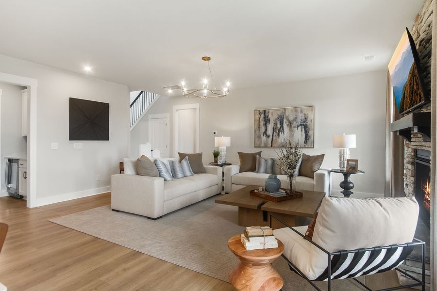 Furnished interior view inside a new home in Parkers Summit, Greer (Image 10).
