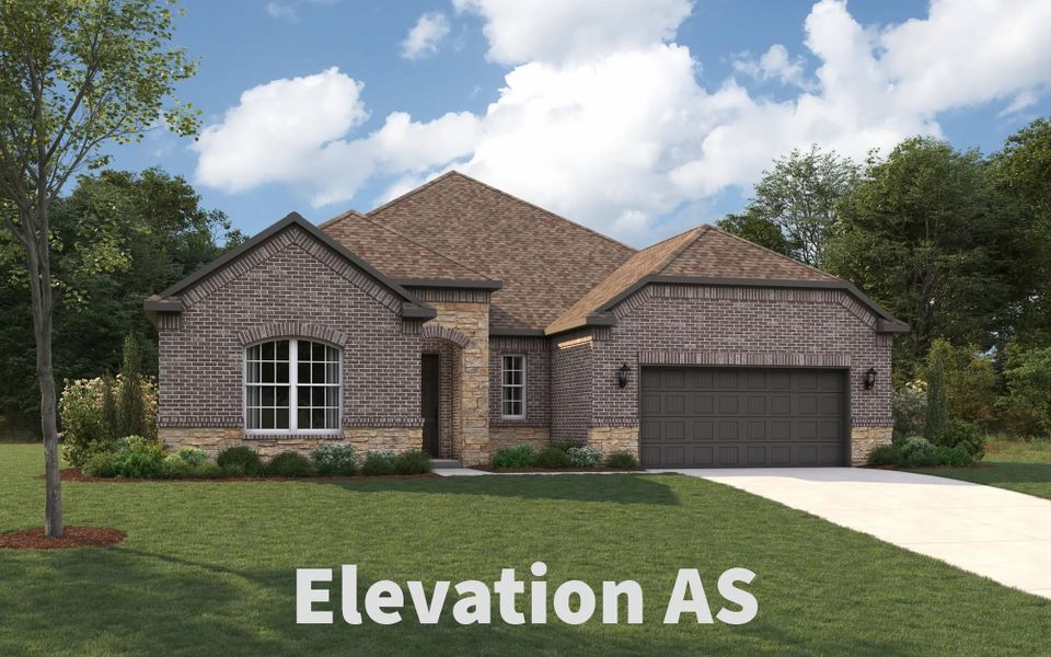 Representative exterior photo of a completed home built from the Keystone by Stonehollow Homes in Heritage Grove, Blue Ridge, TX (Image 25).