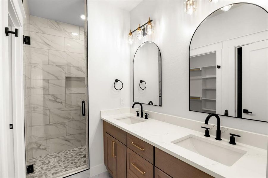 Furnished interior view inside a new home in , Fort Worth (Image 15).