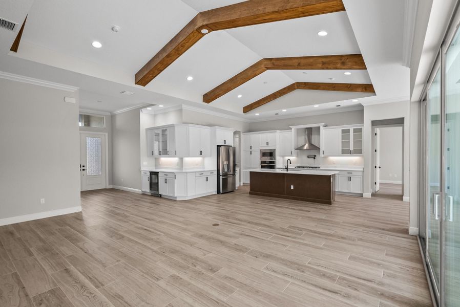 Representative furnished interior of a home built from the Weston Signature by GHO Homes in High Pointe, Vero Beach (Image 9).