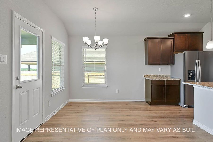 Representative unfurnished interior of a home built from the Dakota by D.R. Horton in Liberty Village, Brenham (Image 11). Representative unfurnished interior of a home built from the Dakota by D.R. Horton in Liberty Village, Brenham (Image 11).