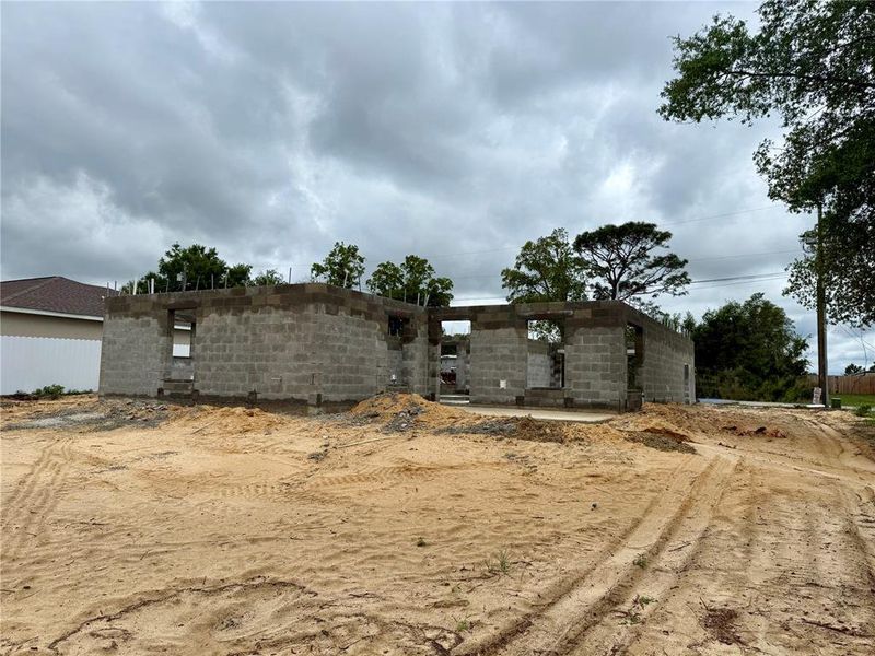 In-progress construction of a new home in Orange Blossom Hills, Summerfield, FL (Image 12).