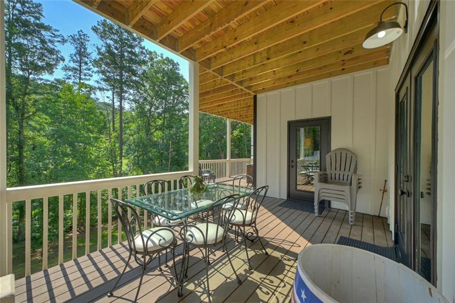 Exterior details and patio area of a home in , Ellijay (Image 26). Exterior details and patio area of a home in , Ellijay (Image 26).