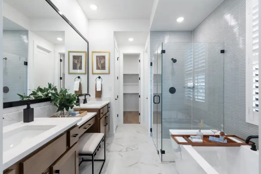 Representative Primary Bathroom - some options shown
