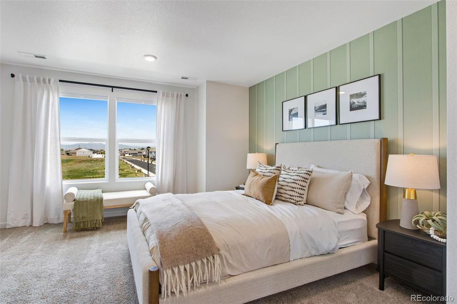 Furnished interior view inside a new home in Settlers Crossing, Commerce City (Image 20).