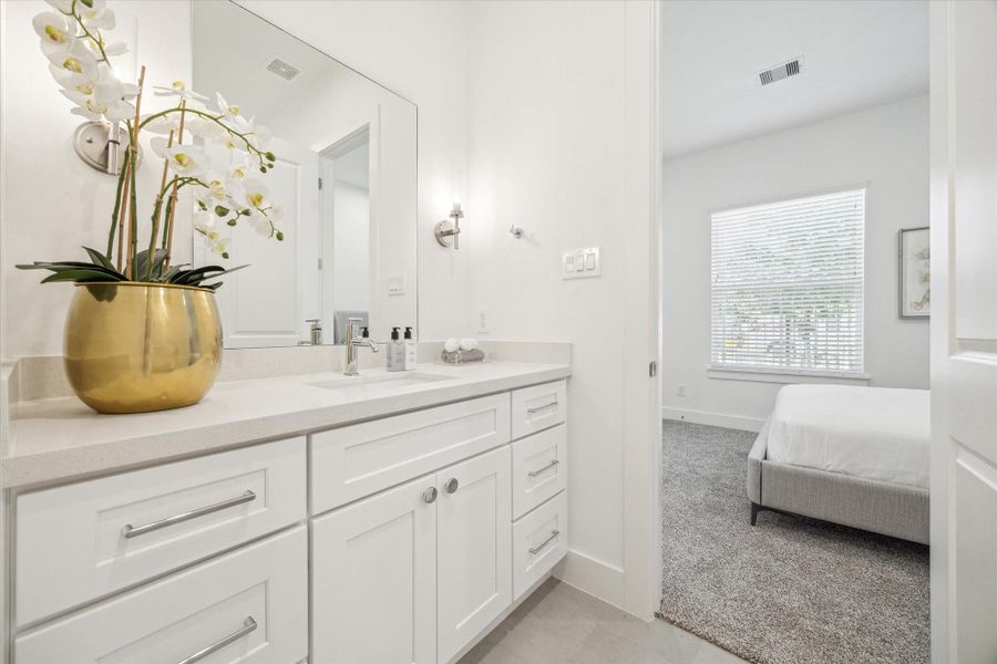 Furnished interior view inside a new home in , Houston (Image 15).