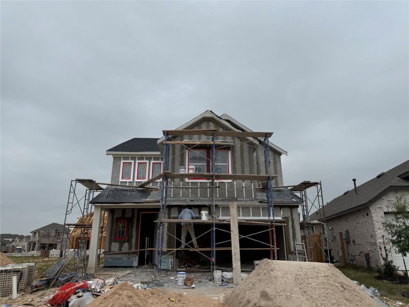 In-progress construction of a new home in , Iowa Colony, TX (Image 2). In-progress construction of a new home in , Iowa Colony, TX (Image 2).