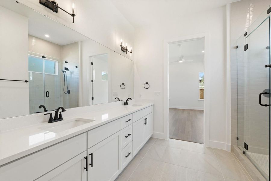 Furnished interior view inside a new home in Persimmon, Buda (Image 11).