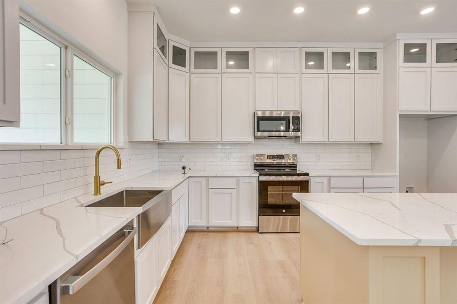 Furnished interior view inside a new home in , Sunset (Image 17).