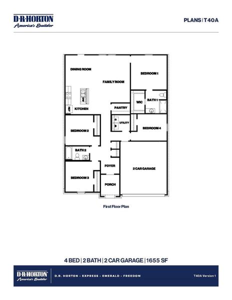 2D floor plan layout of this home in Silverthorne, Conroe, TX (Image 3). 2D floor plan layout of this home in Silverthorne, Conroe, TX (Image 3).