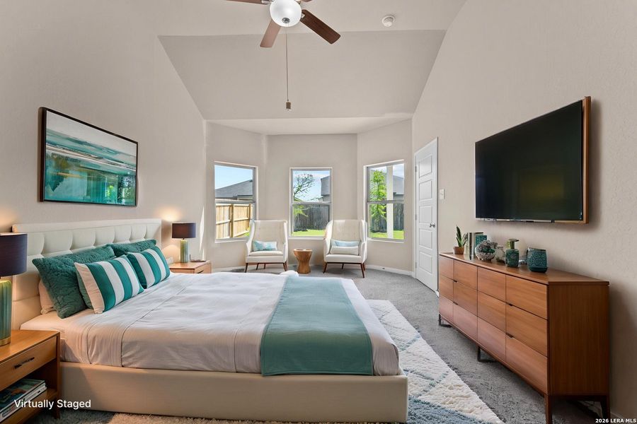 Furnished interior view inside a new home in Agave, San Antonio (Image 8).