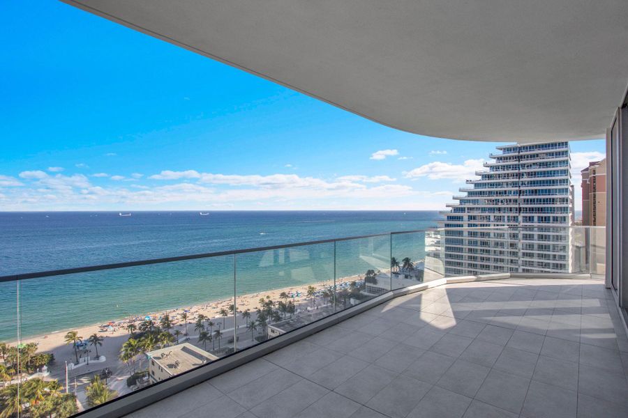 Balcony off the living room Balcony off the living room