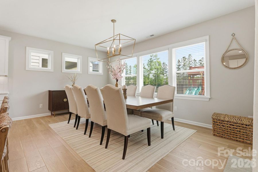 Furnished interior view inside a new home in , Charlotte (Image 17).