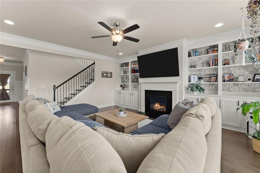 Furnished interior view inside a new home in , Dacula (Image 44).