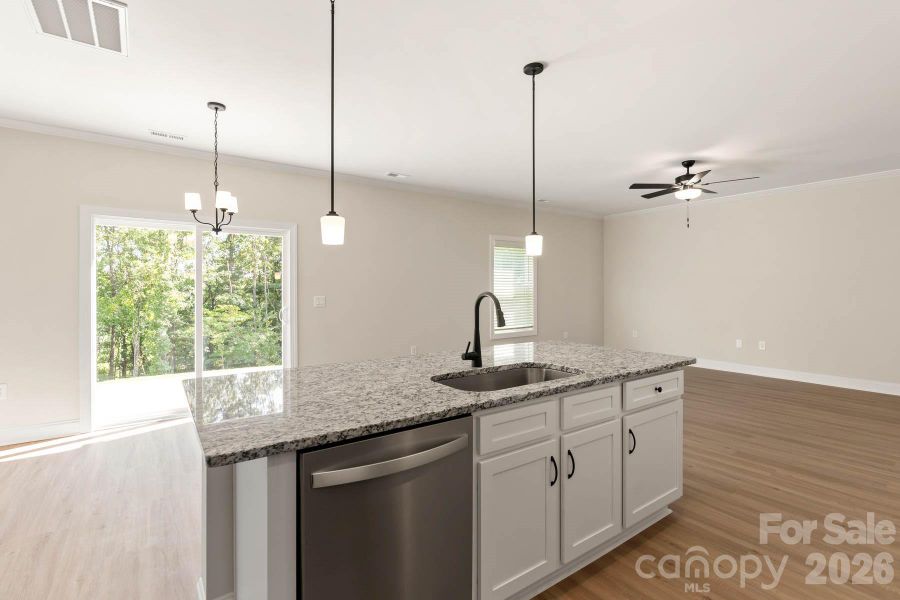 Furnished interior view inside a new home in Colonial Crossing, Troutman (Image 8).