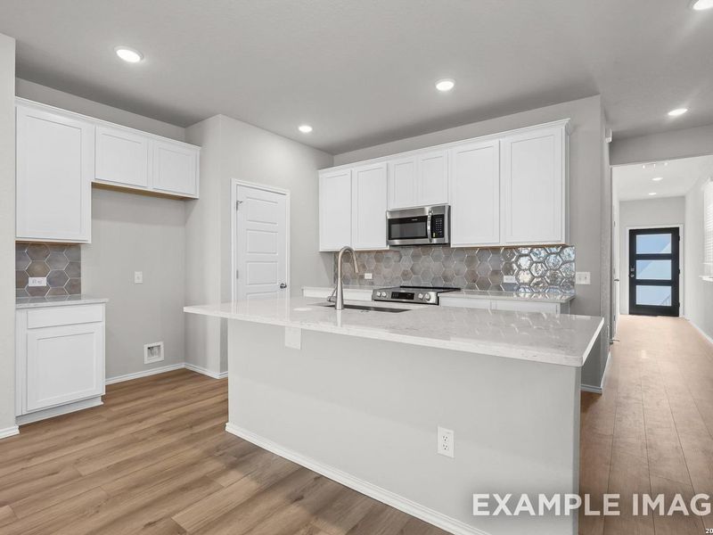 Furnished interior view inside a new home in Agave, San Antonio (Image 9). Furnished interior view inside a new home in Agave, San Antonio (Image 9).