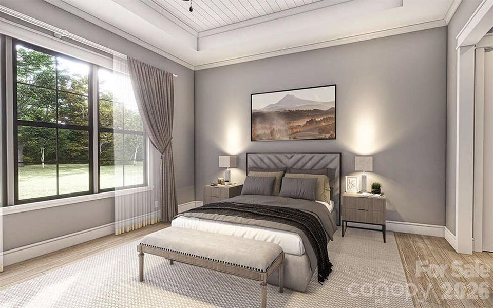 Furnished interior view inside a new home in , Morganton (Image 7).