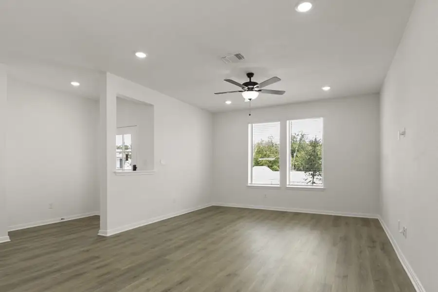 Representative unfurnished interior of a home built from the Oak by Pacesetter Homes in Blanco Vista, San Marcos (Image 22).