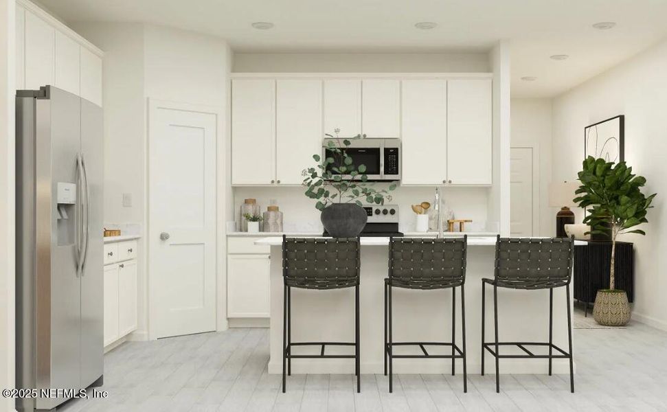 Furnished interior view inside a new home in Shearwater, St. Augustine (Image 11).