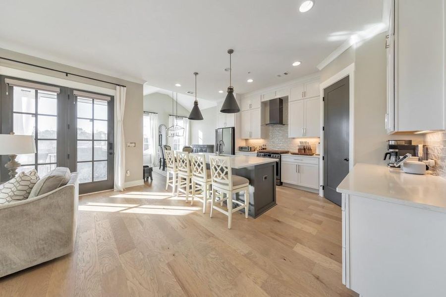 Furnished interior view inside a new home in , Woodstock (Image 30).
