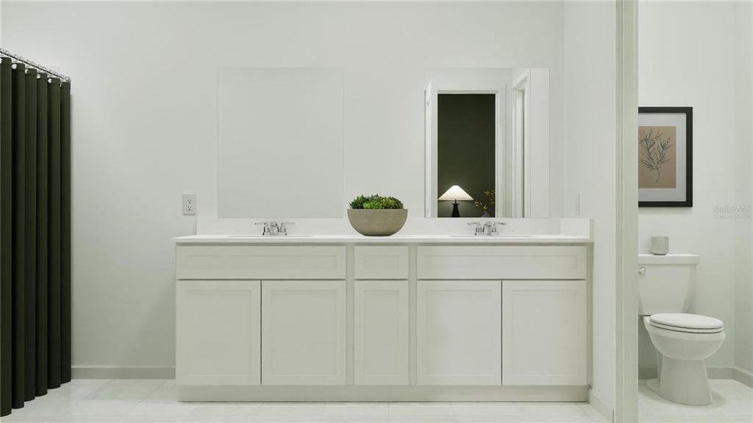 Furnished interior view inside a new home in , Davenport (Image 17).