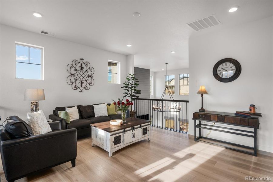 Furnished interior view inside a new home in Red Rocks Ranch, Morrison (Image 30).
