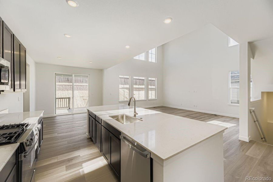Furnished interior view inside a new home in Newlin Crossing: The Monarch Collection, Parker (Image 5).