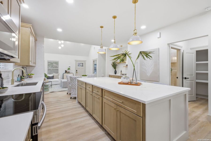 Furnished interior view inside a new home in , San Antonio (Image 15).