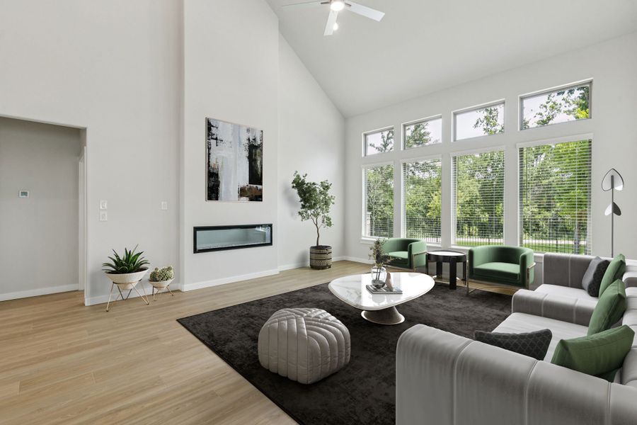 Living Room in the Mercury home plan by Trophy Signature Homes – REPRESENTATIVE PHOTO Living Room in the Mercury home plan by Trophy Signature Homes – REPRESENTATIVE PHOTO