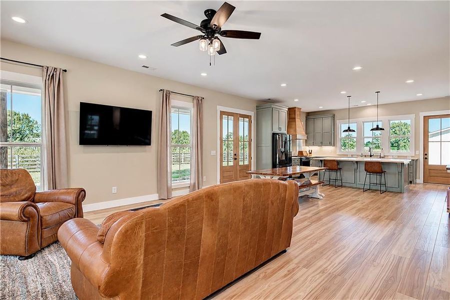 Furnished interior view inside a new home in , Calhoun (Image 11).