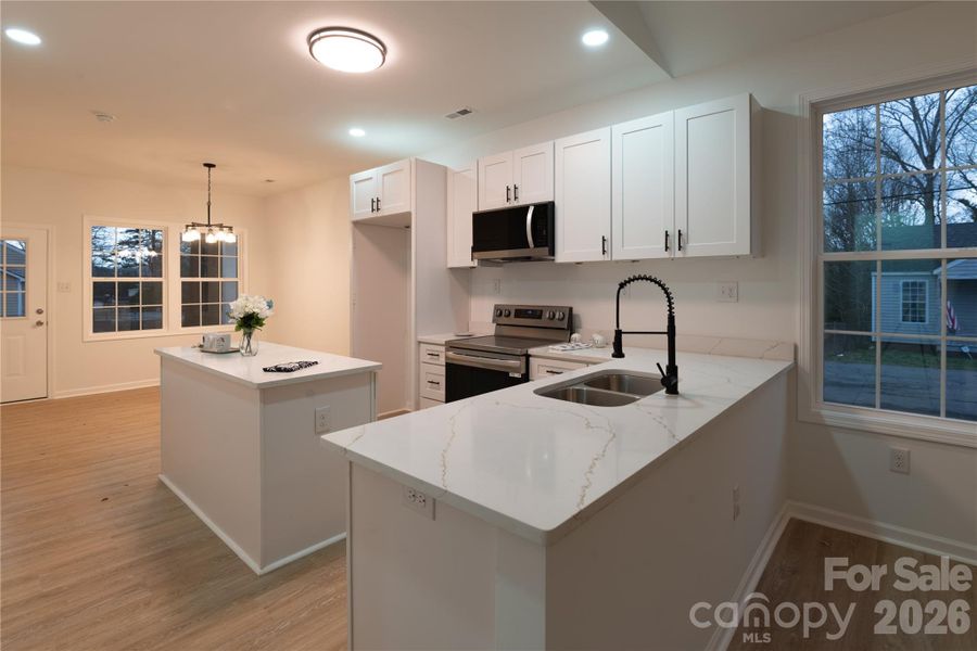 Furnished interior view inside a new home in , Stanley (Image 5).