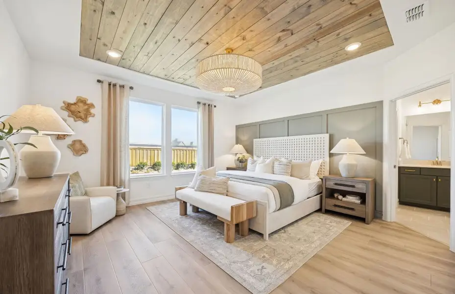 Furnished interior view inside a new home in Del Webb at Trinity Falls, McKinney (Image 6).
