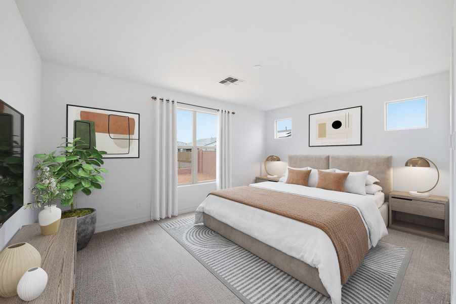 Furnished interior view inside a new home in Artisan at Asante, Surprise (Image 3).