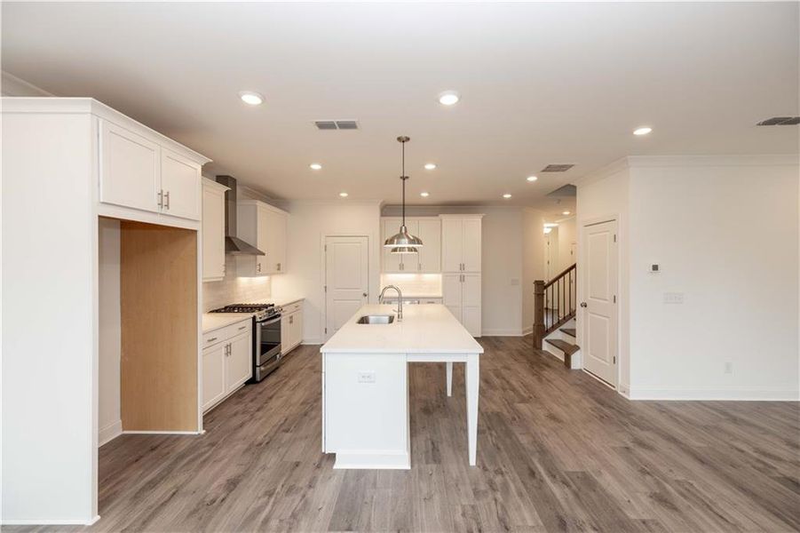 Furnished interior view inside a new home in Millcroft Townhomes, Buford (Image 13).