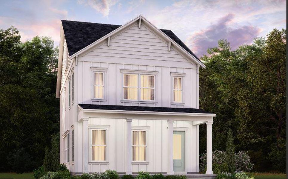 Front exterior of a new home in Midtown at Nexton, Summerville, SC, highlighting curb appeal (Image 1). Front exterior of a new home in Midtown at Nexton, Summerville, SC, highlighting curb appeal (Image 1).