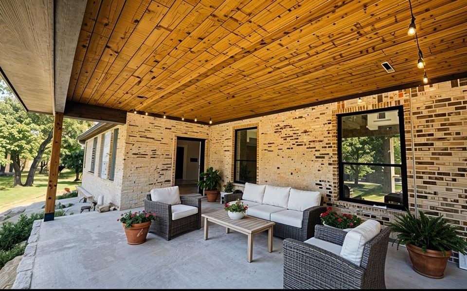 Furnished interior view inside a new home in , Mineola (Image 16).