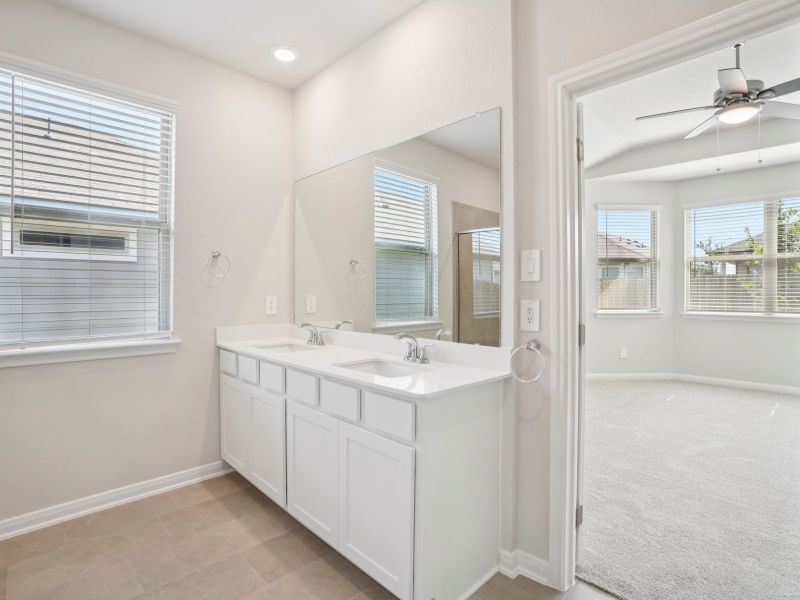 Furnished interior view inside a new home in Scenic Crest - Premier Series, Boerne (Image 3).