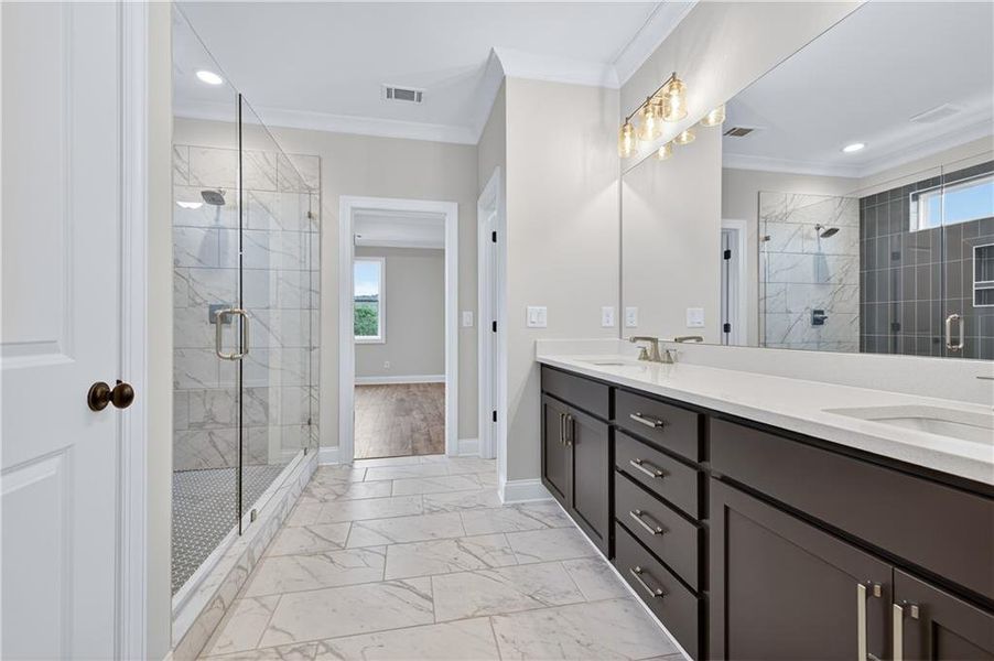 Furnished interior view inside a new home in , Jefferson (Image 9).