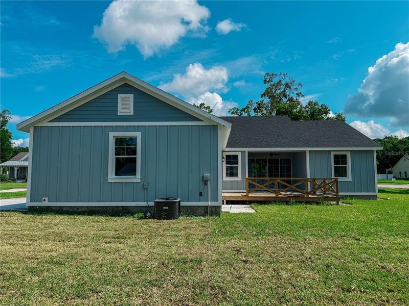 Front exterior of a new home in , Lake Helen, FL, highlighting curb appeal (Image 34). Front exterior of a new home in , Lake Helen, FL, highlighting curb appeal (Image 34).