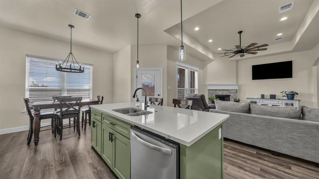 Furnished interior view inside a new home in , Granbury (Image 16).