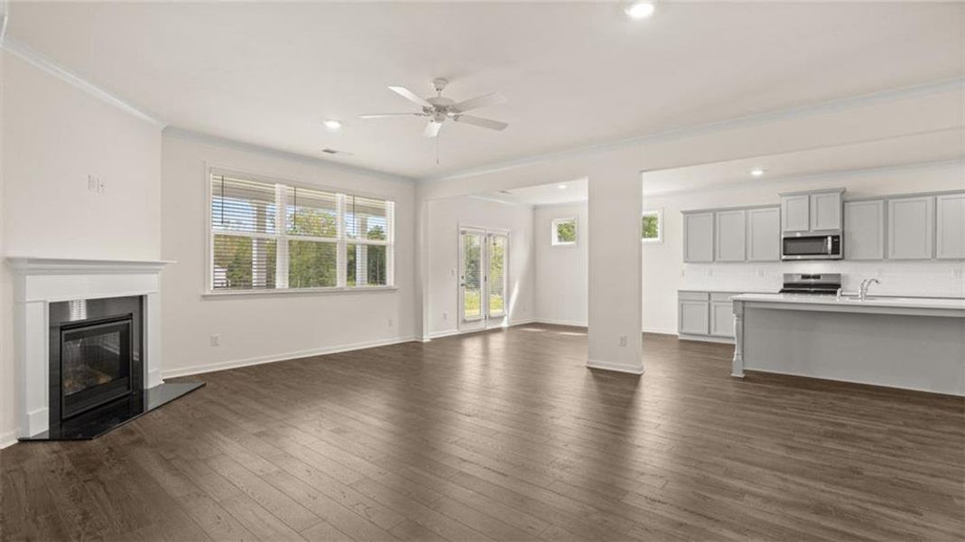 Spacious, unfurnished interior of a new home in , Loganville (Image 30).