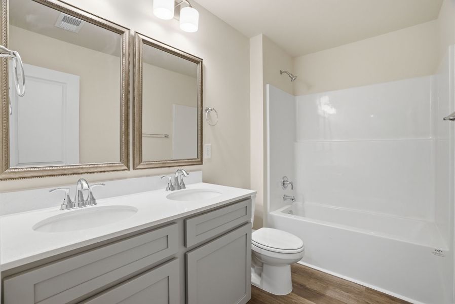 Furnished interior view inside a new home in Towns at Lake Greenwood, Greenwood (Image 8).