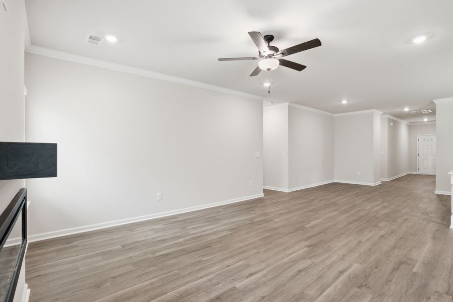 Representative unfurnished interior of a home built from the Magnolia Select M by McGuinn Homes in Broadway Lake, Anderson (Image 22).