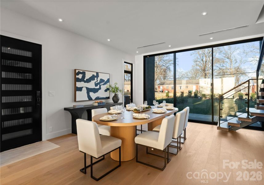 Furnished interior view inside a new home in , Charlotte (Image 5).