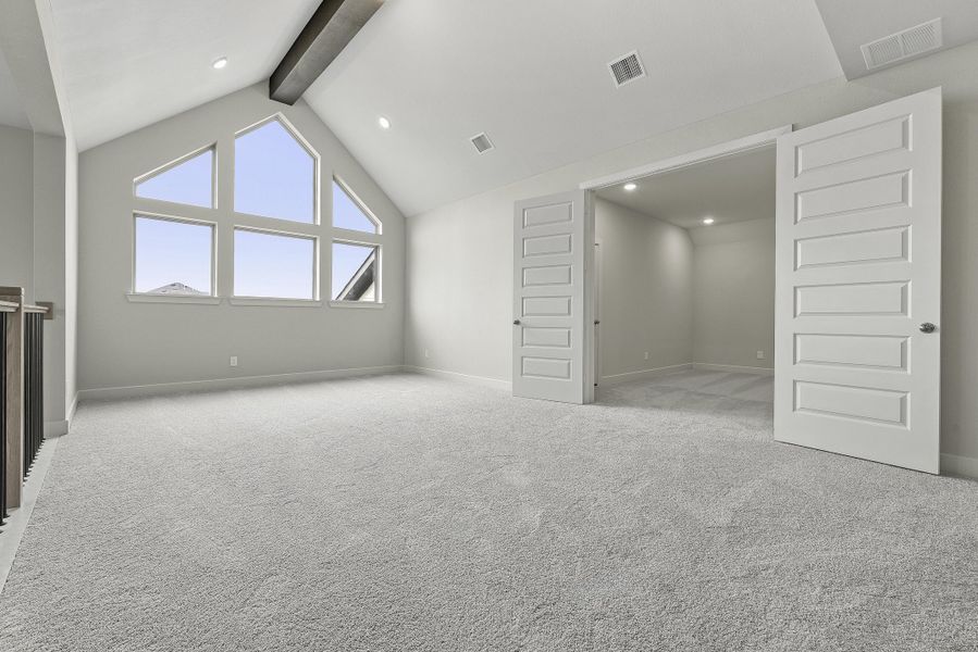 Spacious, unfurnished interior of a new home in Harvest Green, Richmond (Image 27). Spacious, unfurnished interior of a new home in Harvest Green, Richmond (Image 27).