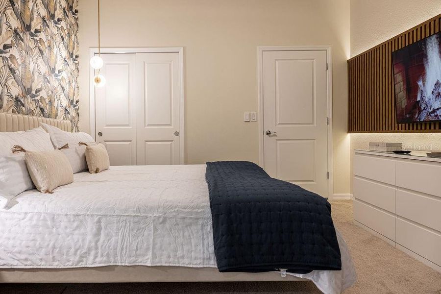 Furnished interior view inside a new home in , Clermont (Image 30).