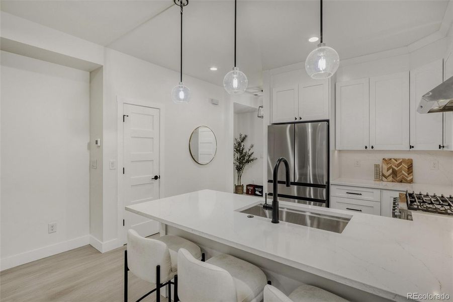 Furnished interior view inside a new home in , Denver (Image 12).