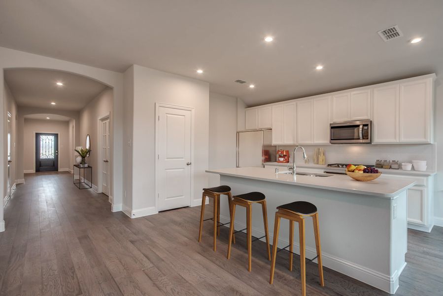 Furnished interior view inside a new home in Whitewing Trails, Princeton (Image 4).